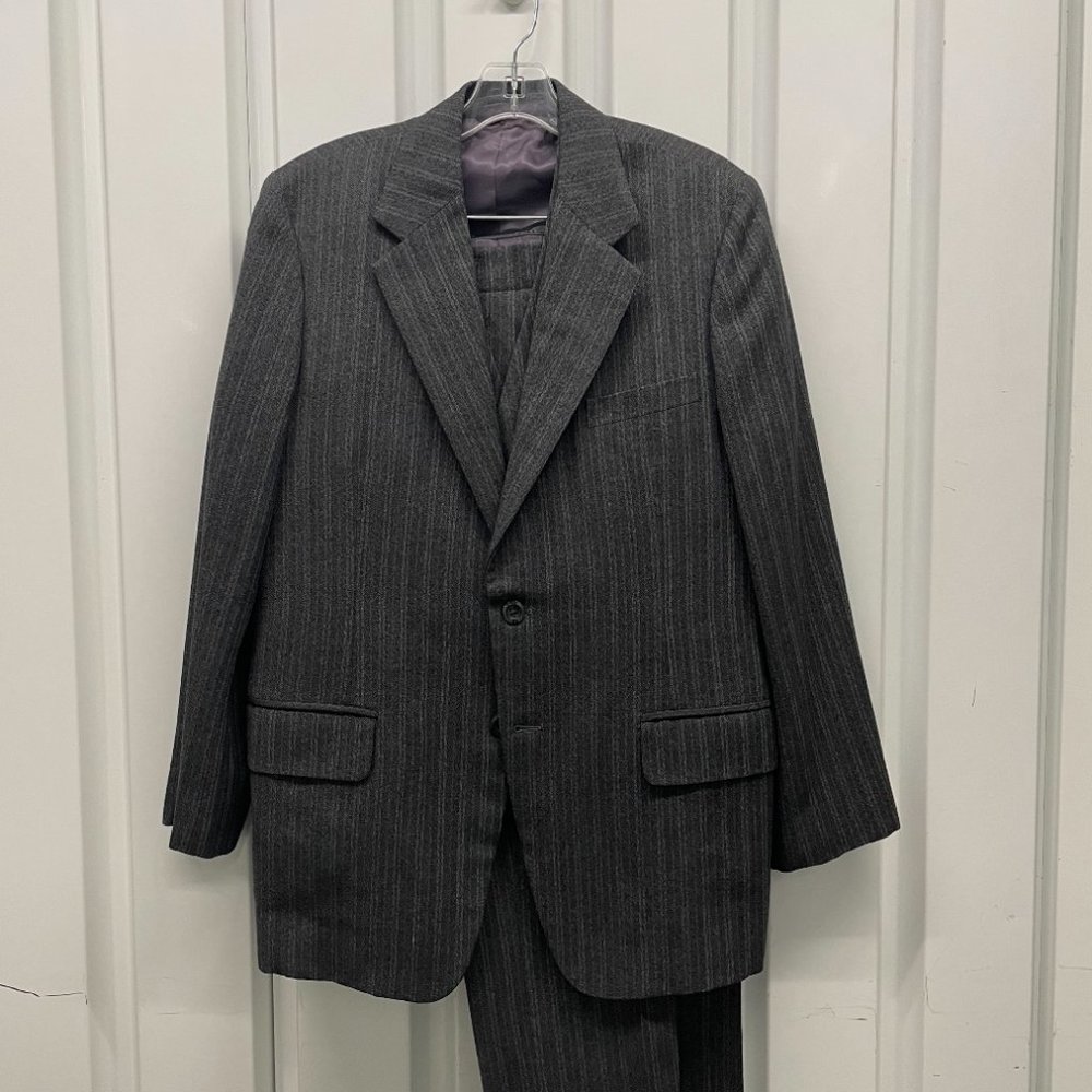 Vintage Chinese Designer Wool 3 Piece Suit